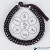 TCC™ Natural Black Wood With Tibetan Mantra Evil Eye Protection Bracelet